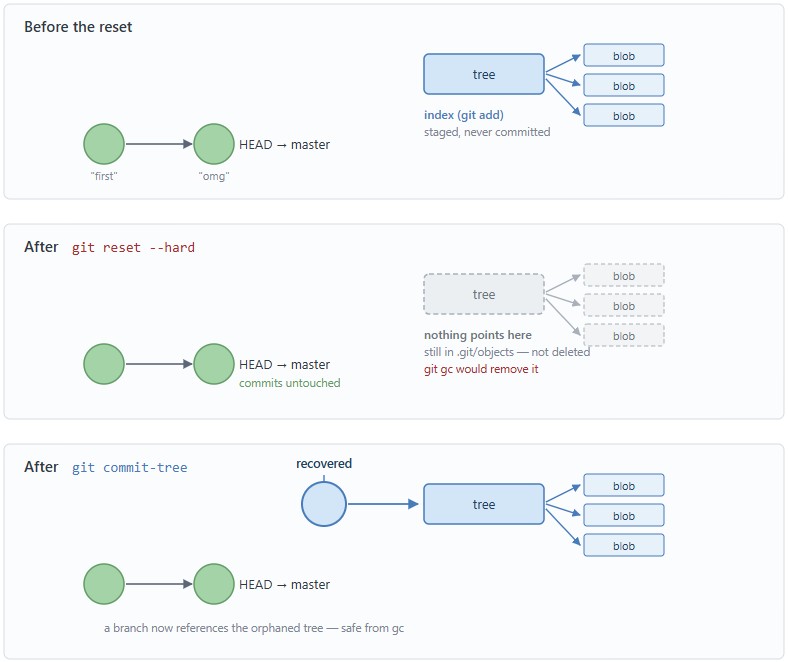 Getting Your Work Back After git reset --hard